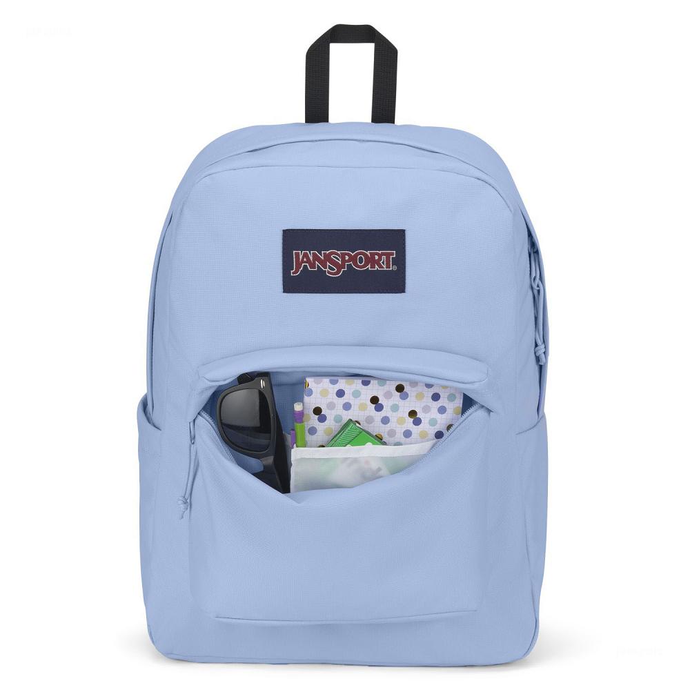 Light Blue JanSport SuperBreak® Plus Laptop Backpacks | IL_JS516