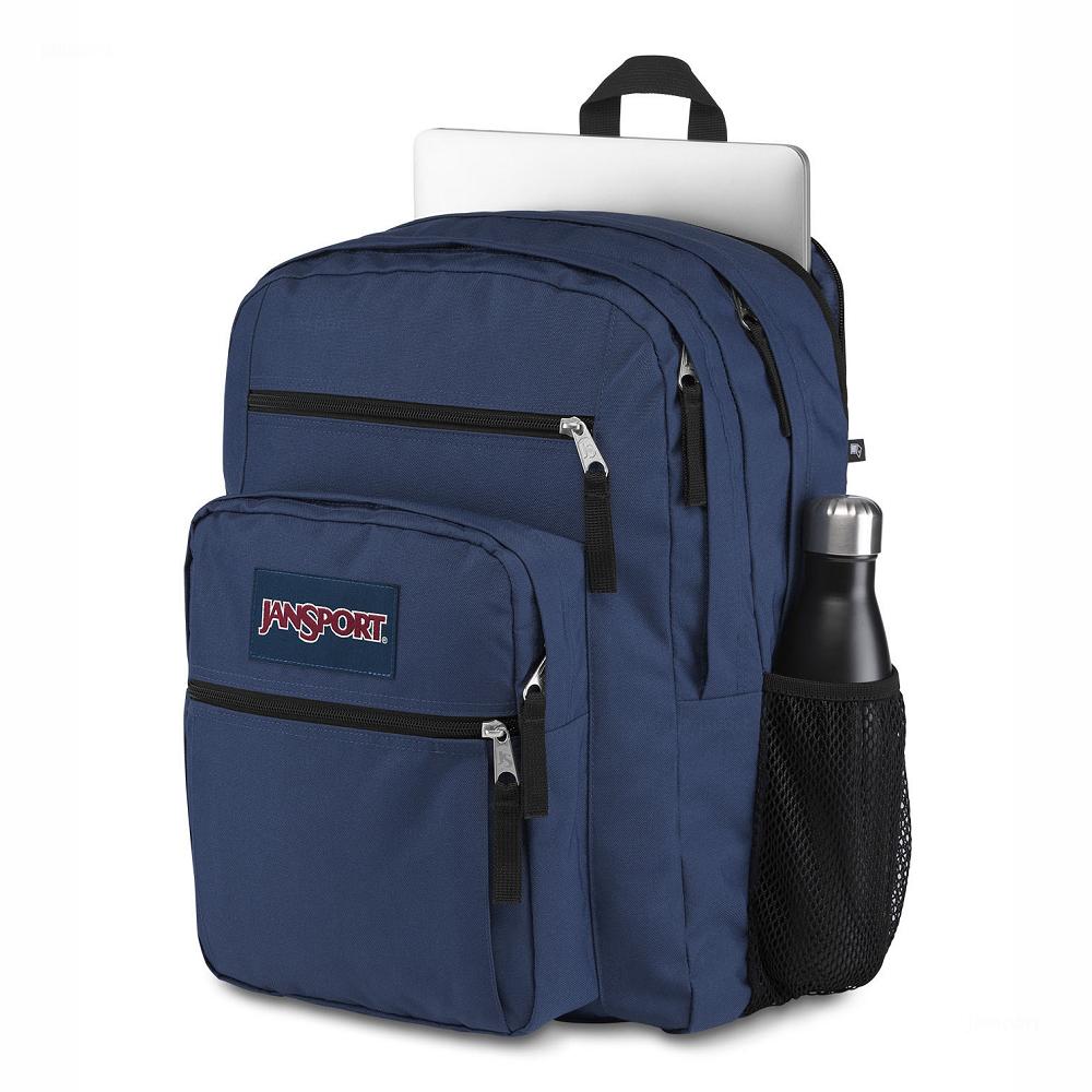 Navy JanSport BIG STUDENT Laptop Backpacks | IL_JS148