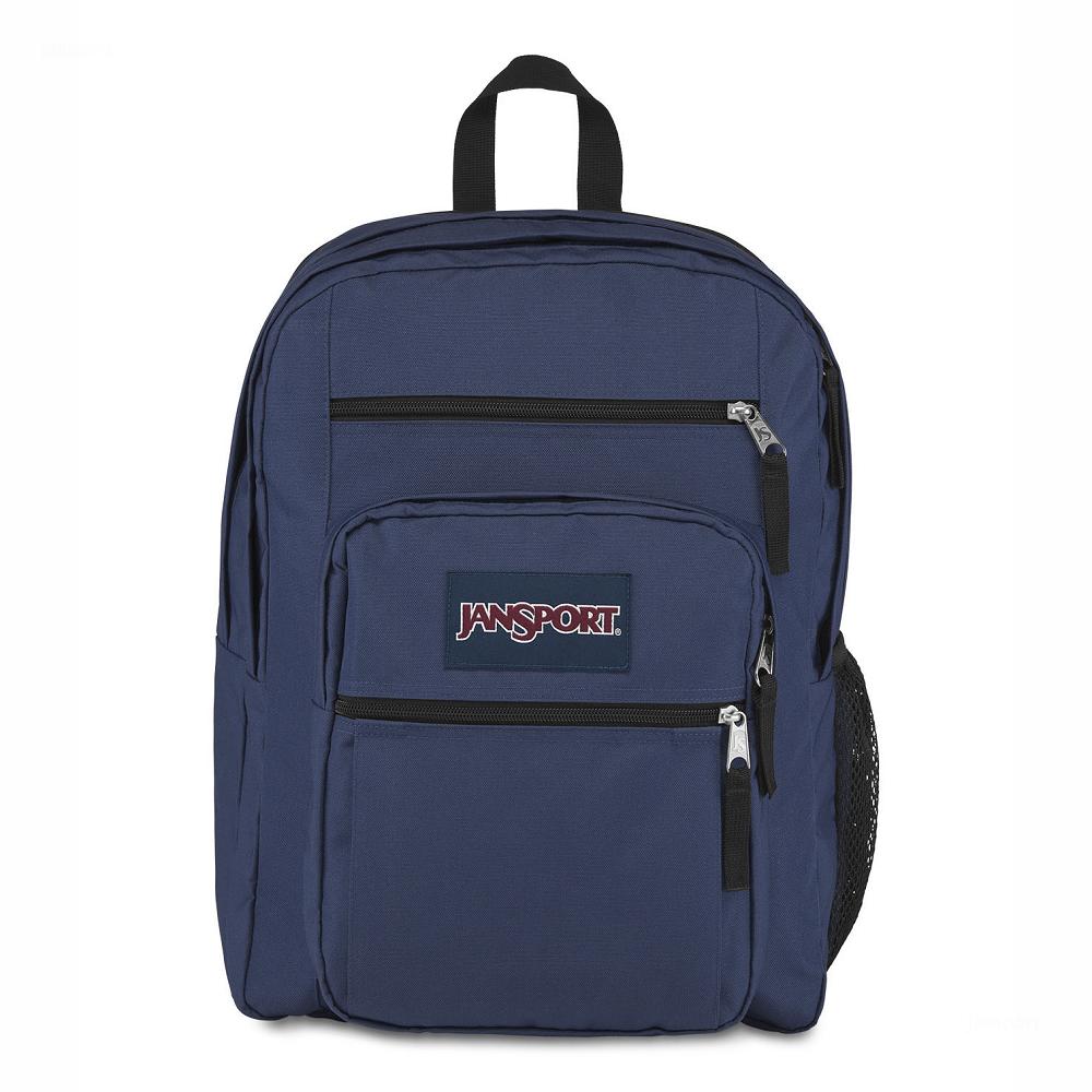 Navy JanSport BIG STUDENT Laptop Backpacks | IL_JS148