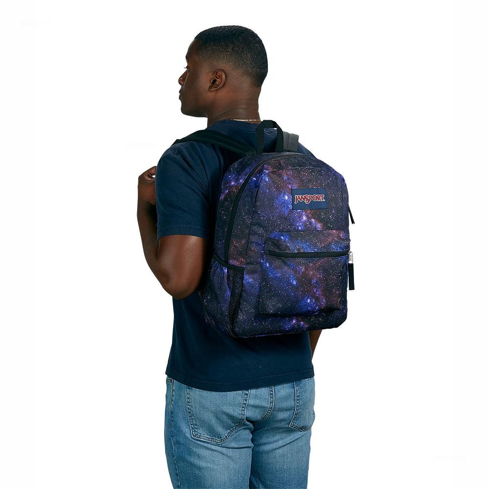 Navy JanSport CROSS TOWN School Backpacks | IL_JS407