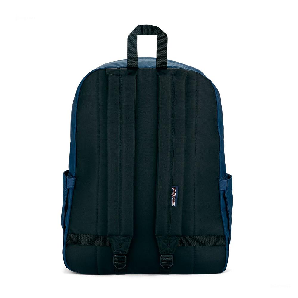 Navy JanSport Double Break School Backpacks | IL_JS274