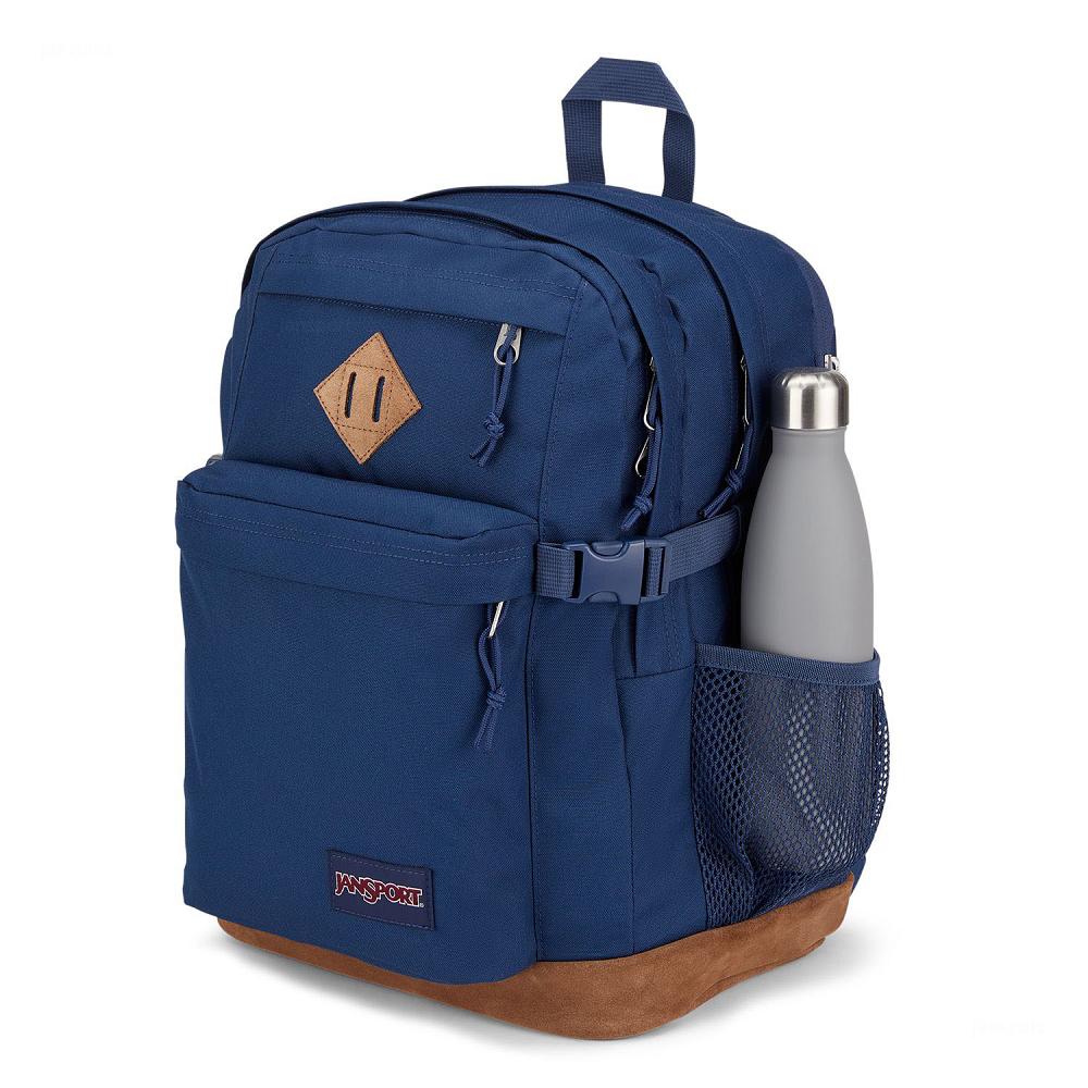 Navy JanSport SUEDE CAMPUS School Backpacks | IL_JS111