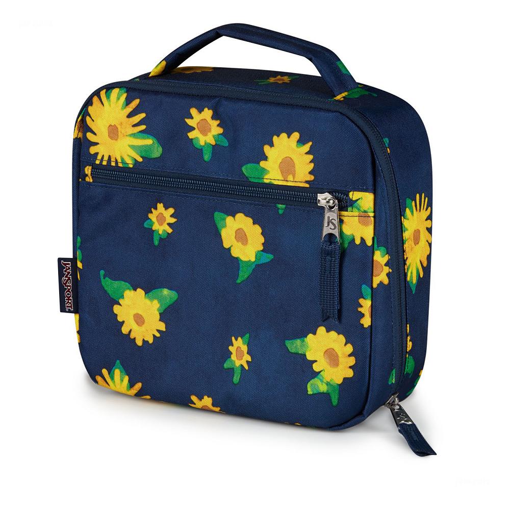 Navy / Yellow JanSport LUNCH BREAK Lunch Bags | IL_JS291