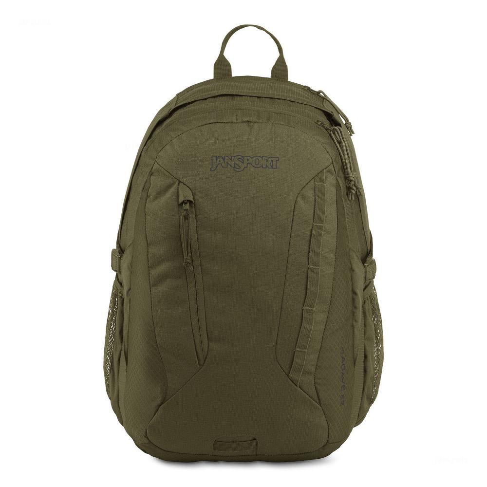 Olive JanSport Agave Laptop Backpacks | IL_JS12B