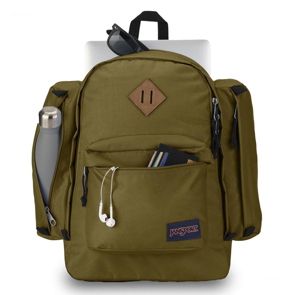 Olive JanSport Field Pack Hiking Backpacks | IL_JS243