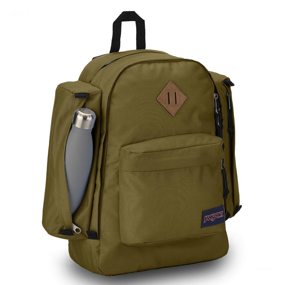 Olive JanSport Field Pack Hiking Backpacks | IL_JS243