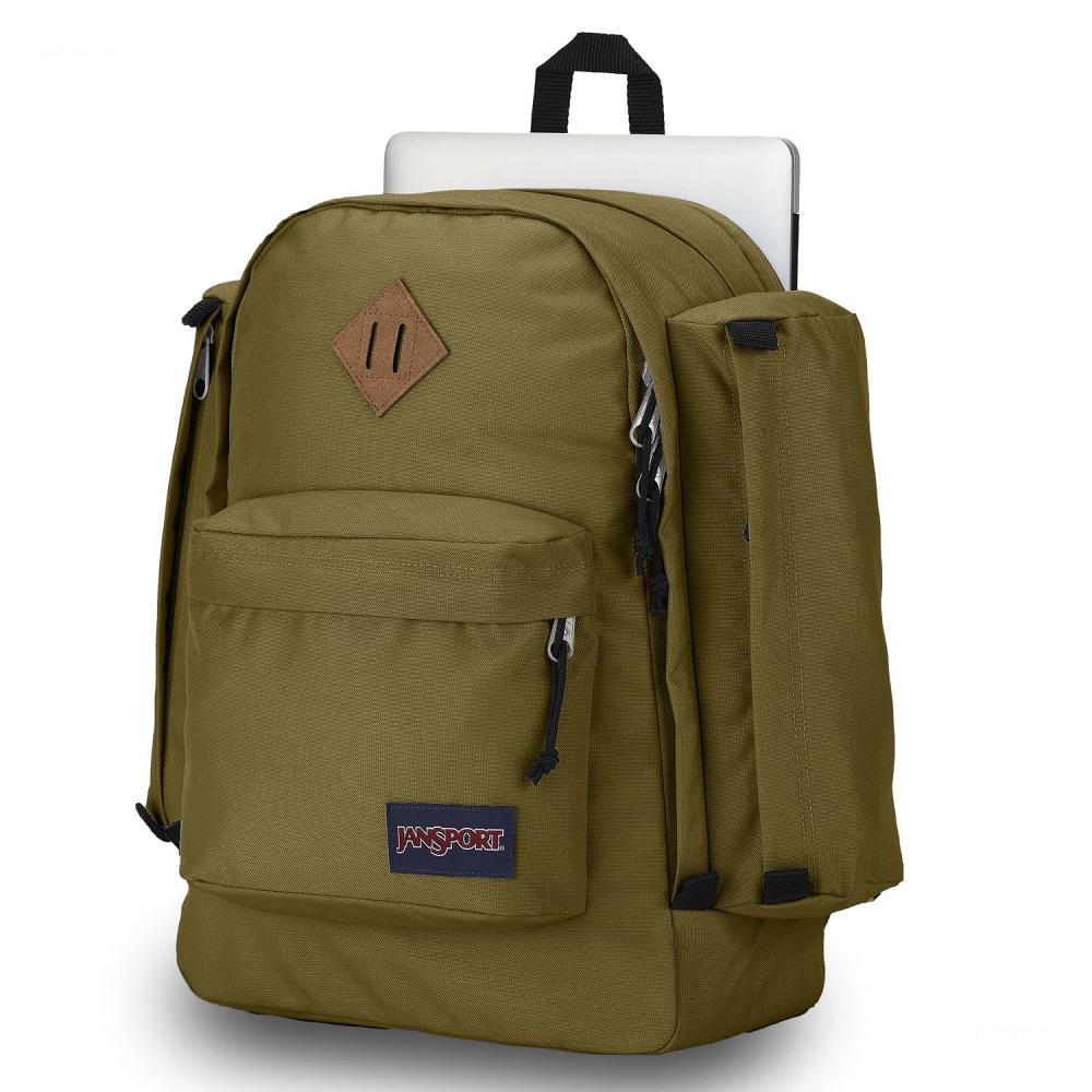 Olive JanSport Field Pack Hiking Backpacks | IL_JS243