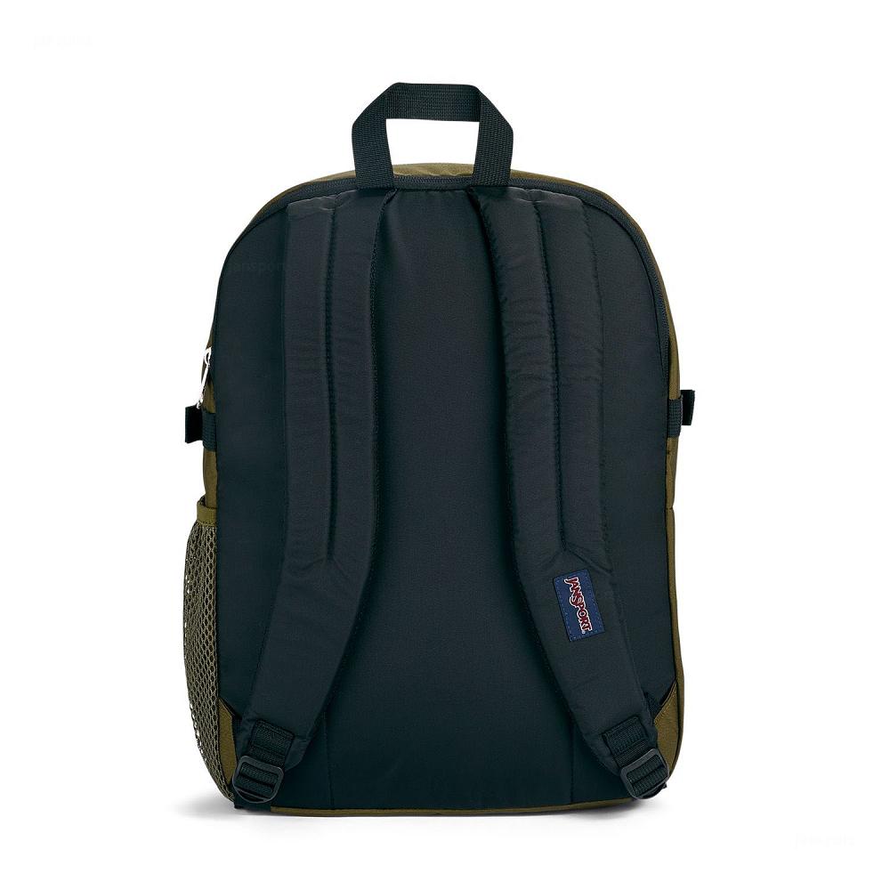 Olive JanSport Main Campus Laptop Backpacks | IL_JS073