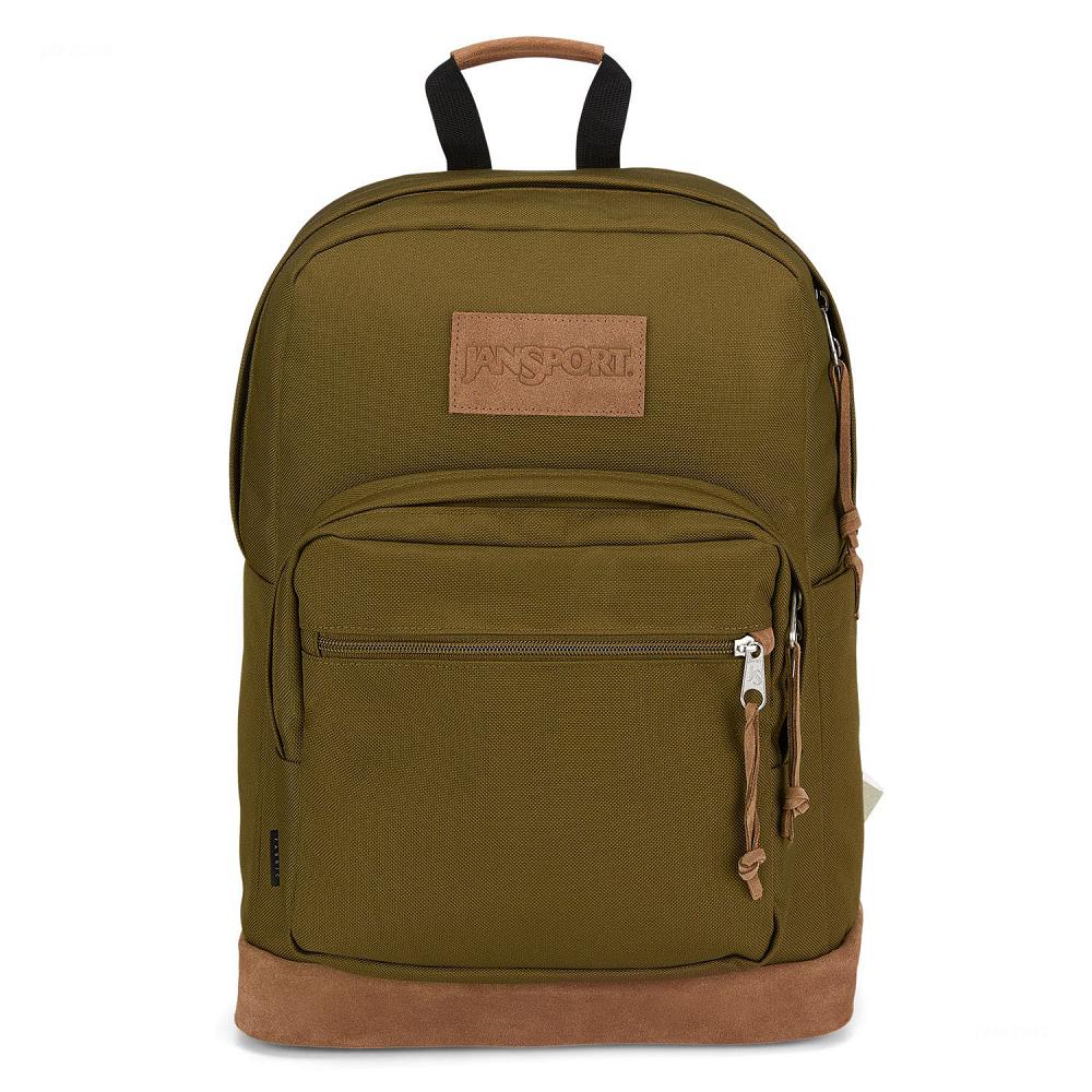 Olive JanSport Right Pack Premium School Backpacks | IL_JS346