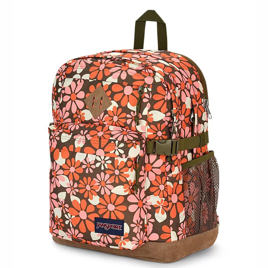 Orange JanSport SUEDE CAMPUS School Backpacks | IL_JS393