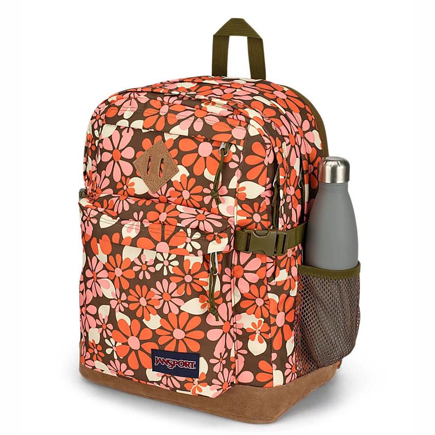 Orange JanSport SUEDE CAMPUS School Backpacks | IL_JS393