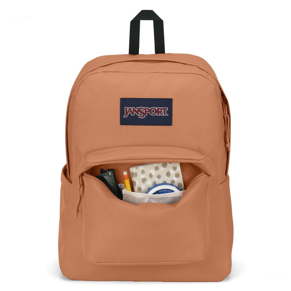 Orange JanSport SuperBreak® Plus School Backpacks | IL_JS503