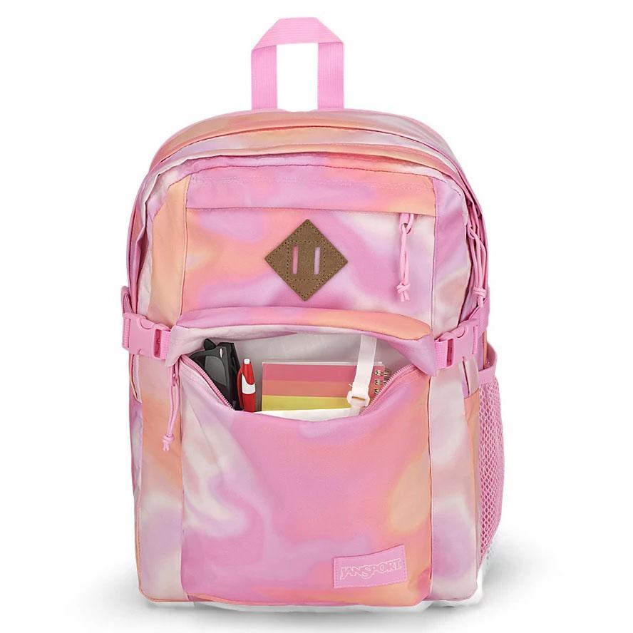 Pink JanSport Main Campus School Backpacks | IL_JS549