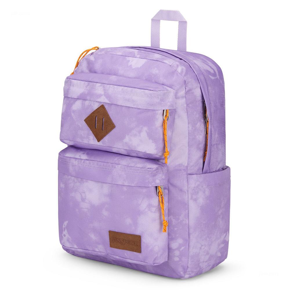 Purple JanSport Double Break School Backpacks | IL_JS114