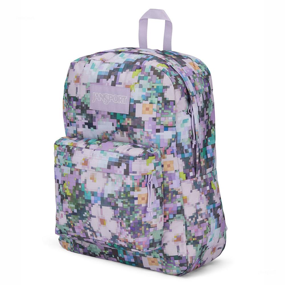 Purple JanSport SuperBreak® Plus Laptop Backpacks | IL_JS377