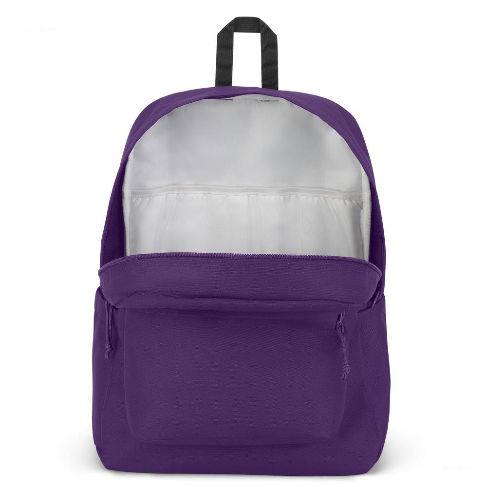 Purple JanSport SuperBreak® Plus Laptop Backpacks | IL_JS427