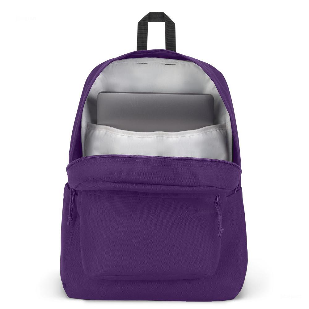 Purple JanSport SuperBreak® Plus Laptop Backpacks | IL_JS427