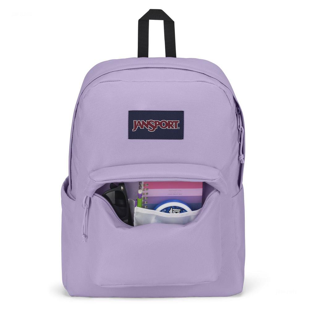 Purple JanSport SuperBreak® Plus School Backpacks | IL_JS066