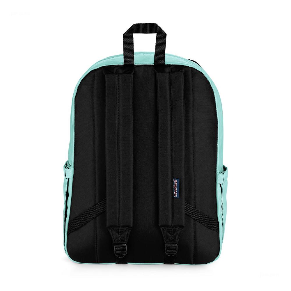 Turquoise JanSport Double Break Laptop Backpacks | IL_JS100