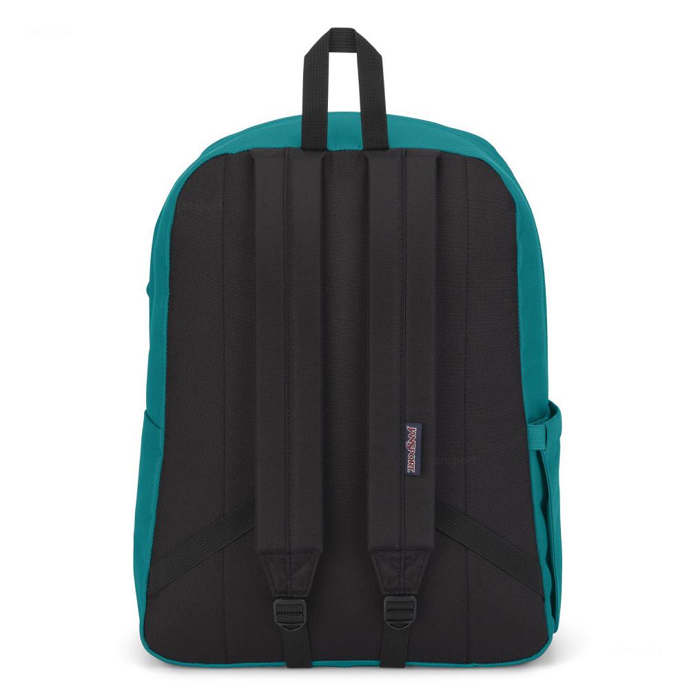 Turquoise JanSport SuperBreak® Plus Laptop Backpacks | IL_JS037