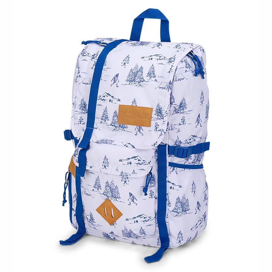 White / Blue JanSport Hatchet Hiking Backpacks | IL_JS019