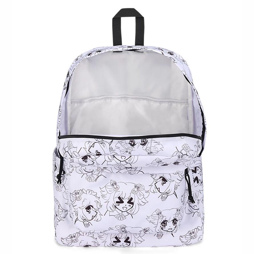 White JanSport SuperBreak® Plus Laptop Backpacks | IL_JS127