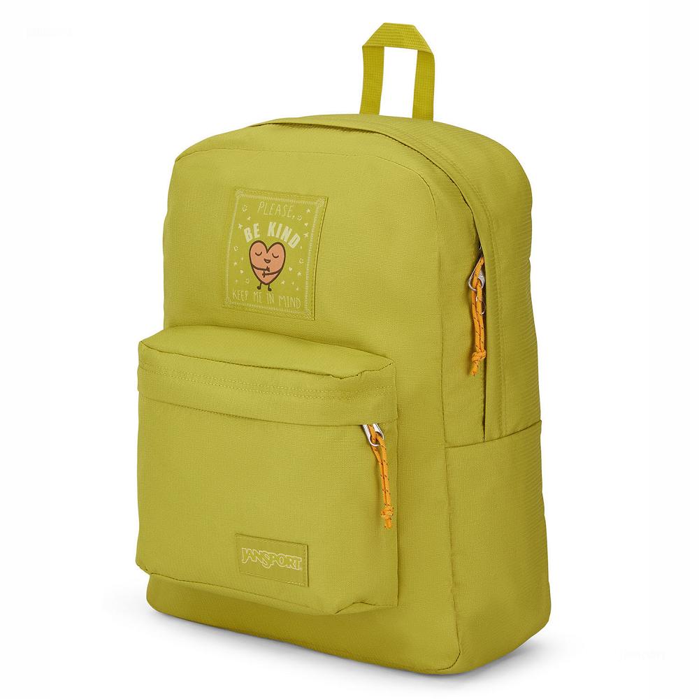 Yellow JanSport SUPERBREAK PLUS FX Laptop Backpacks | IL_JS10B