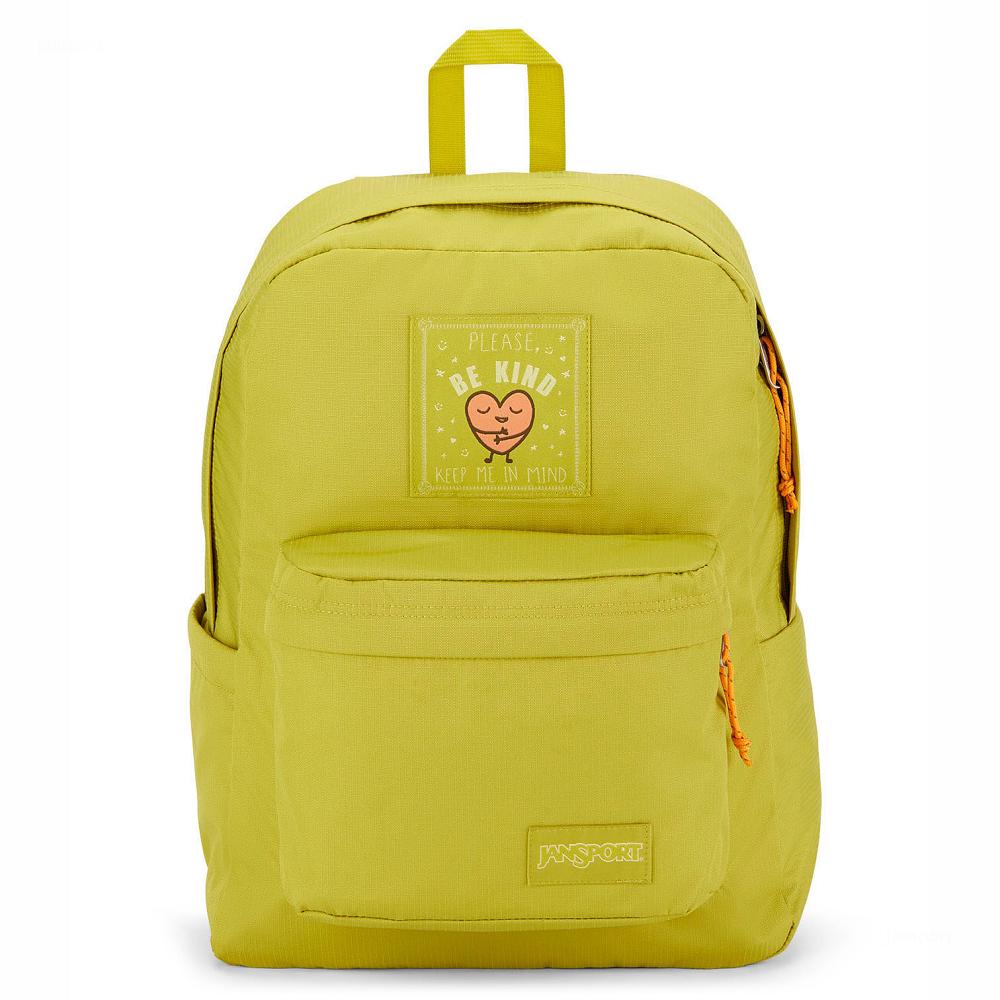 Yellow JanSport SUPERBREAK PLUS FX Laptop Backpacks | IL_JS10B